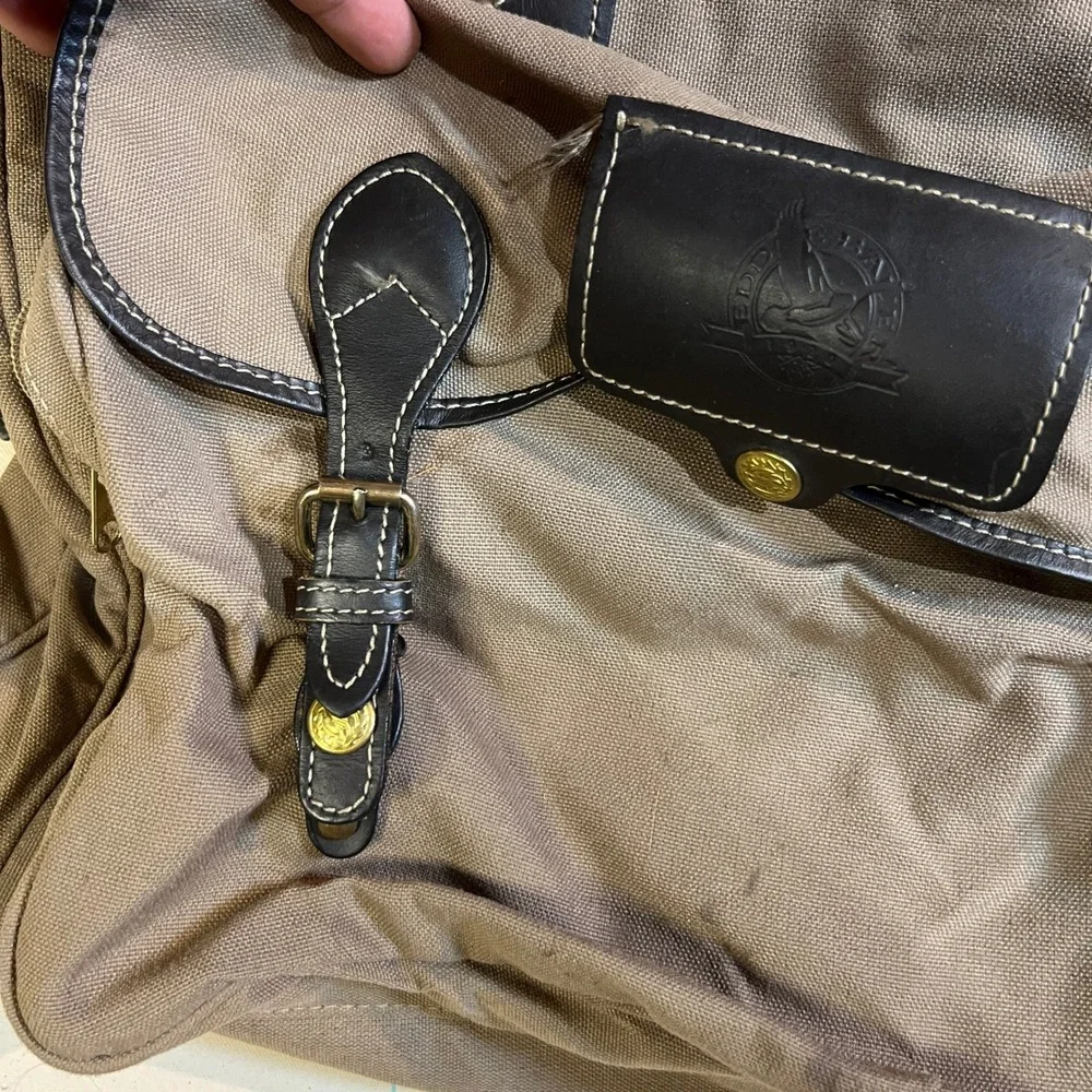 Ford Messenger Bag Canvas Leather Trim Approx 2005 Promotional Item‎ USA Made
